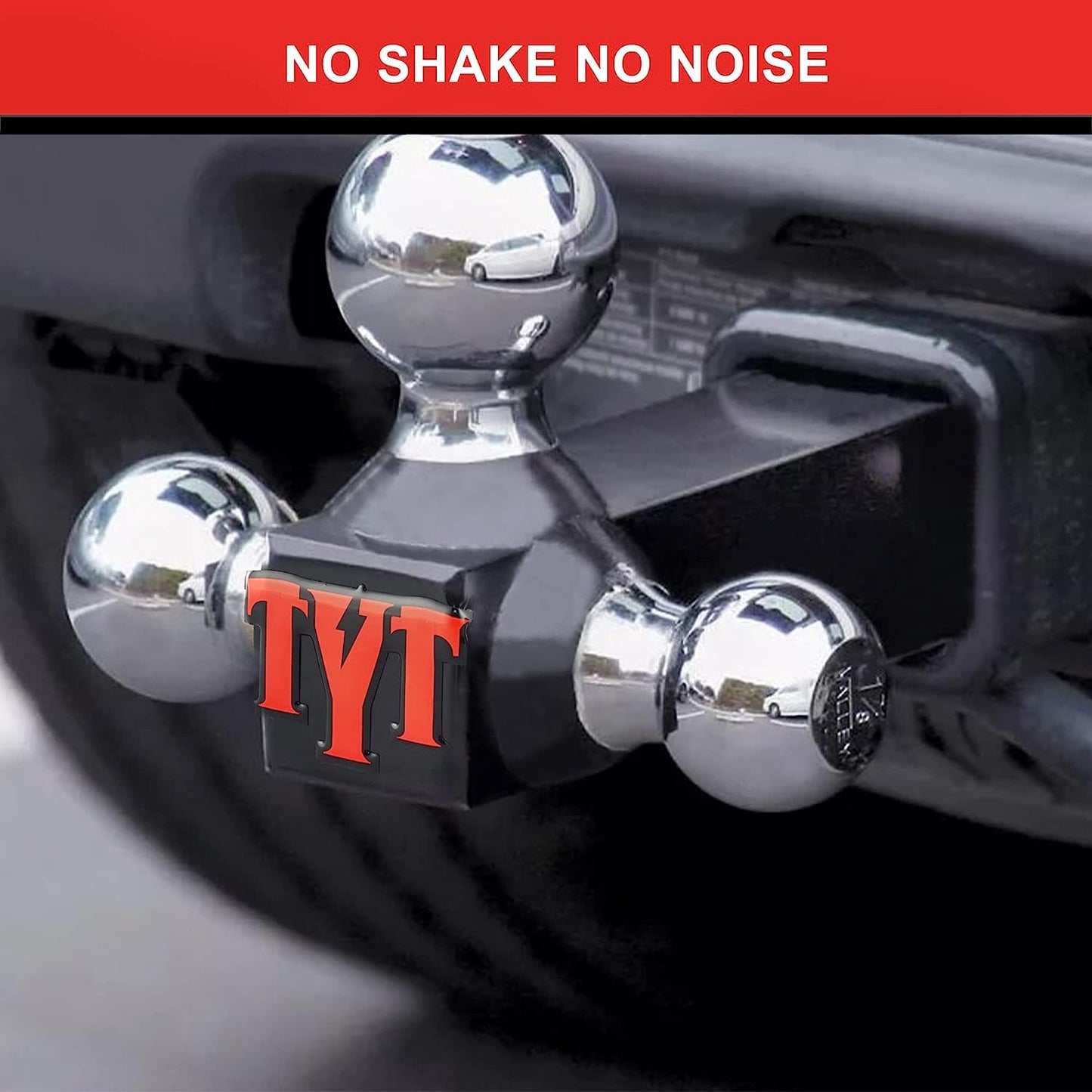 TYT Trailer Receiver Hitch Triple Ball Mount with Advanced Lock, Hitch for Truck,Fits for 2" Receiver,Versatility Sturdiness Forged Solid Steel,(Hollow Shank,Black) - TYT4WD